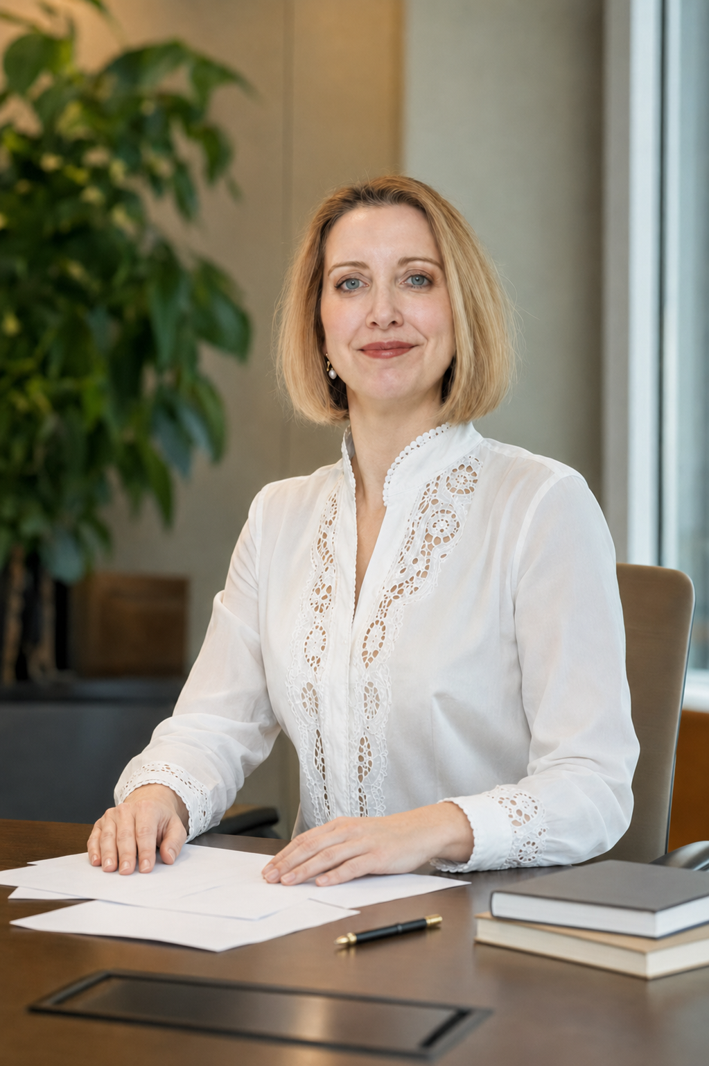 Portrait of Anna Colombatti, founder of Allocator Lens Advisory